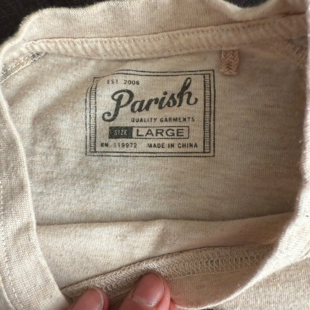 Parish Mens Large l T-Shirt - Picture 2 of 5
